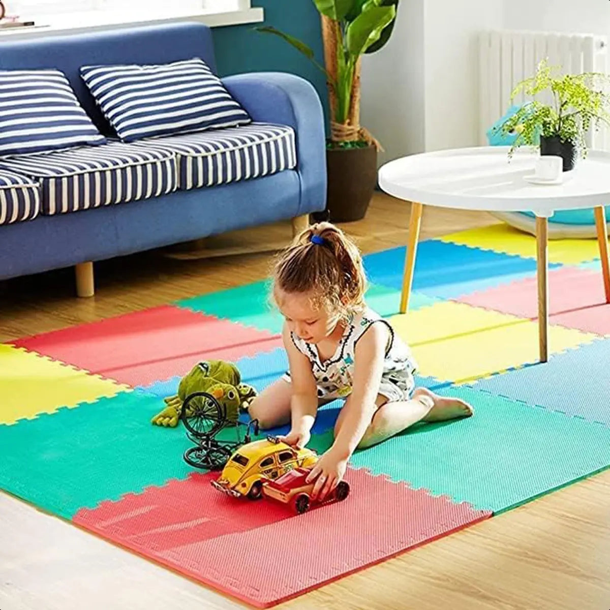 aym store Pack 4 Piso Alfombra Goma Eva Antigolpes  60x60cm DISEÑO-3