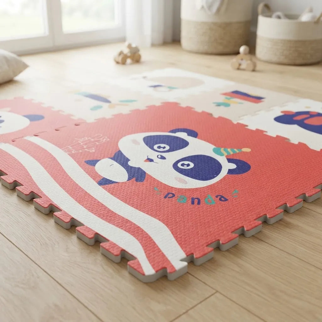 aym store Pack 4 Piso Alfombra Goma Eva Antigolpes  60x60cm DISEÑO-4