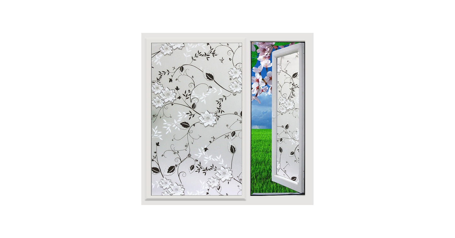 Vinilo autoadhesivo para vidrio o ventanas 2 MTS x 45 cm diseño-1
