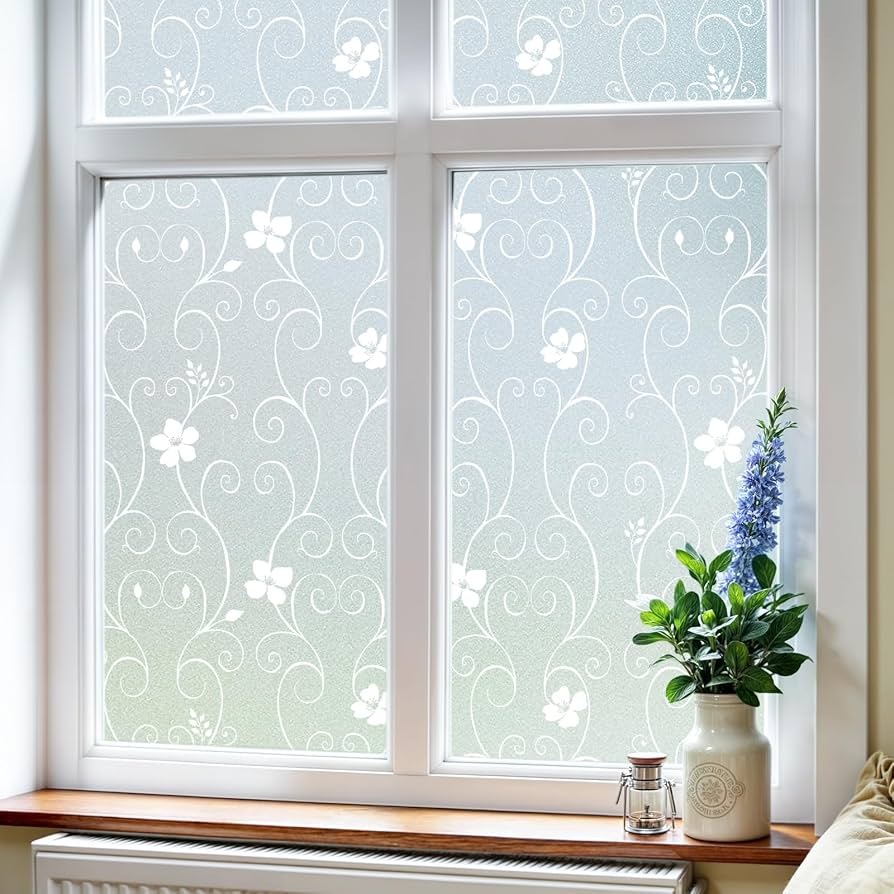 Vinilo autoadhesivo para vidrio o ventanas diseño -3
