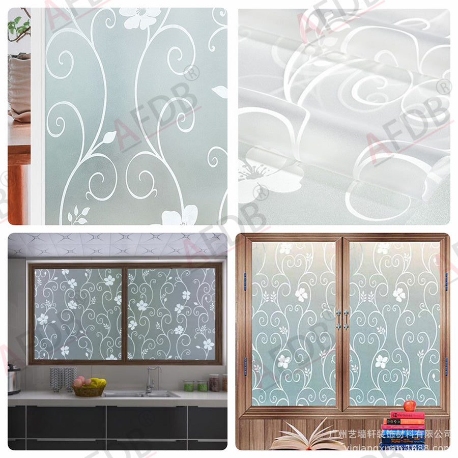 Vinilo autoadhesivo para vidrio o ventanas diseño -3