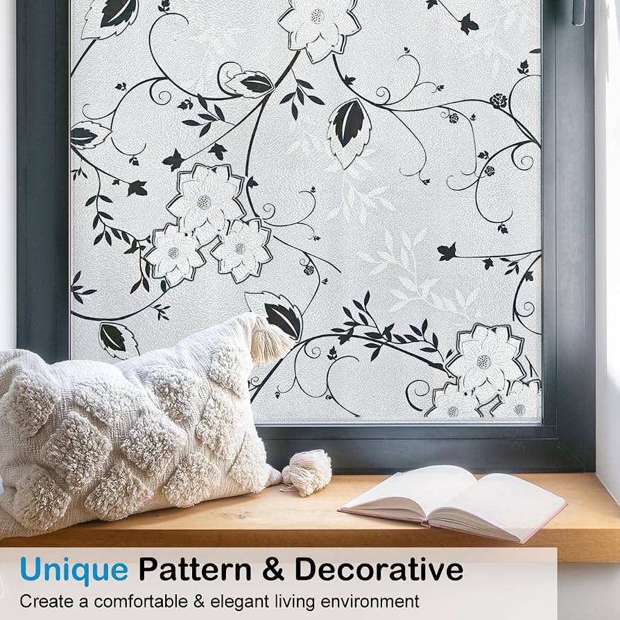 Vinilo autoadhesivo para vidrio o ventanas 2 MTS x 45 cm diseño-1